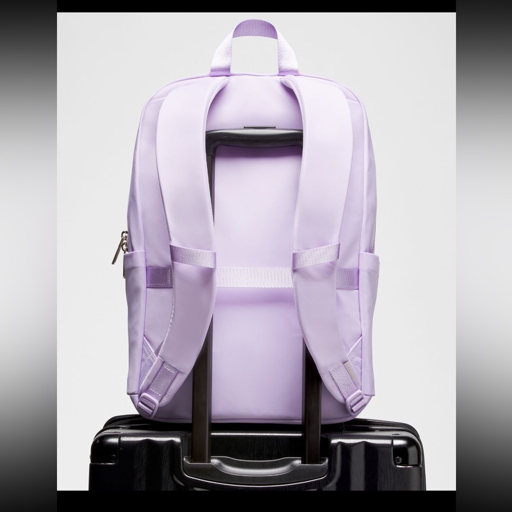 NWT Everywhere Backpack *Metal Hardware Lavender Frost /Gold 22 L - Picture 4 of 8